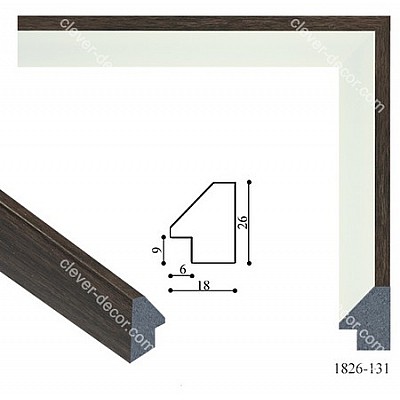 R191037 Багет пластиковый 1826-131