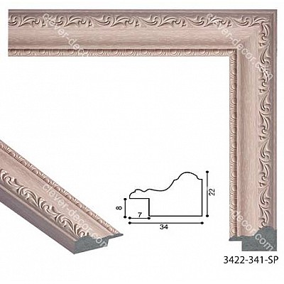 193085 Багет пластиковый 3422-341-SP