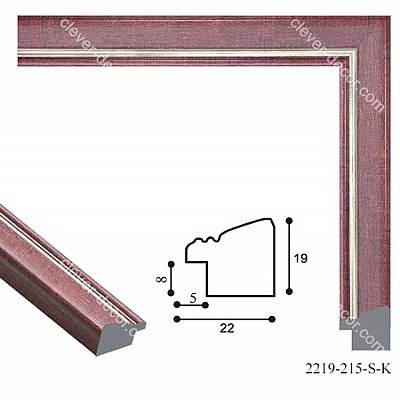 192060 Багет пластиковый 2219-215-S-K