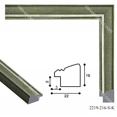 192061 Багет пластиковый 2219-216-S-K