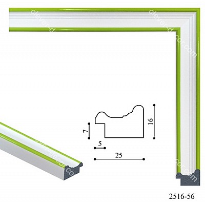 192065 Багет пластиковый 2516-56