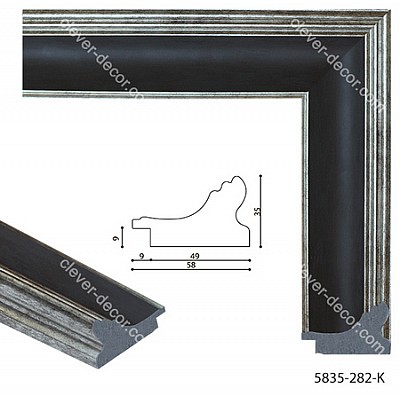 195057 Багет пластиковый 5835-282-K