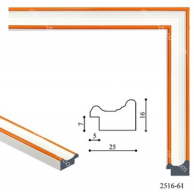 192067 Багет пластиковый 2516-61