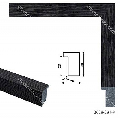 192097 Багет пластиковый 2028-281-K