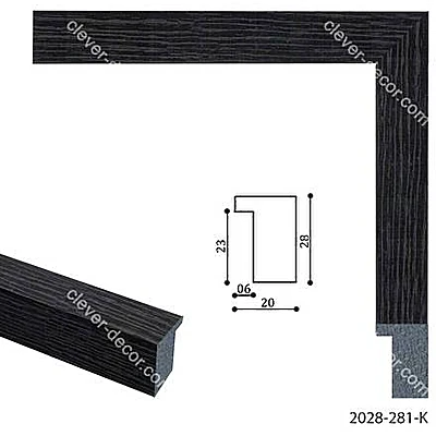 192097 Багет пластиковый 2028-281-K 192097 Багет пластиковый 2028-281-K
