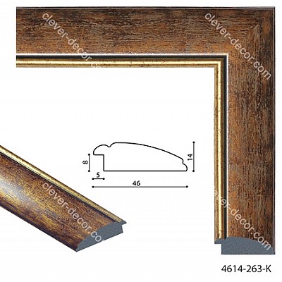 194024 Багет пластиковый 4614-263-K