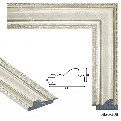 195055 Багет пластиковый 5826-308-K 195055 Багет пластиковый 5826-308-K
