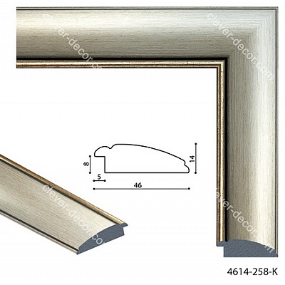 194027 Багет пластиковый 4614-258-K