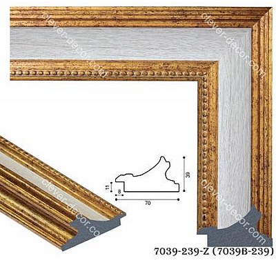 197003 Багет пластиковый 7039-239-Z 197003 Багет пластиковый 7039-239-Z